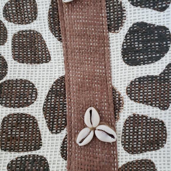 2 For $5 Sale NWT  Giraffe  Print Tote Shell Accents 18 Long 12 Inches High - Picture 4 of 7